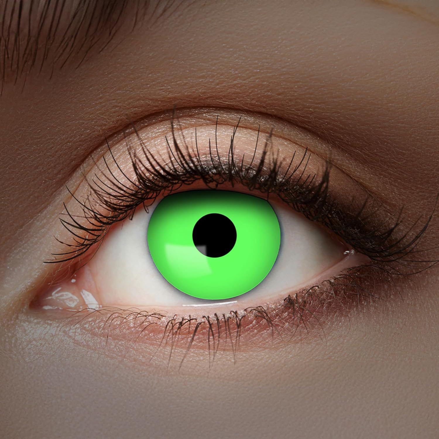 Zoelibat Eyecatcher UV 1 Monats-Kontaktlinsen Flash Green