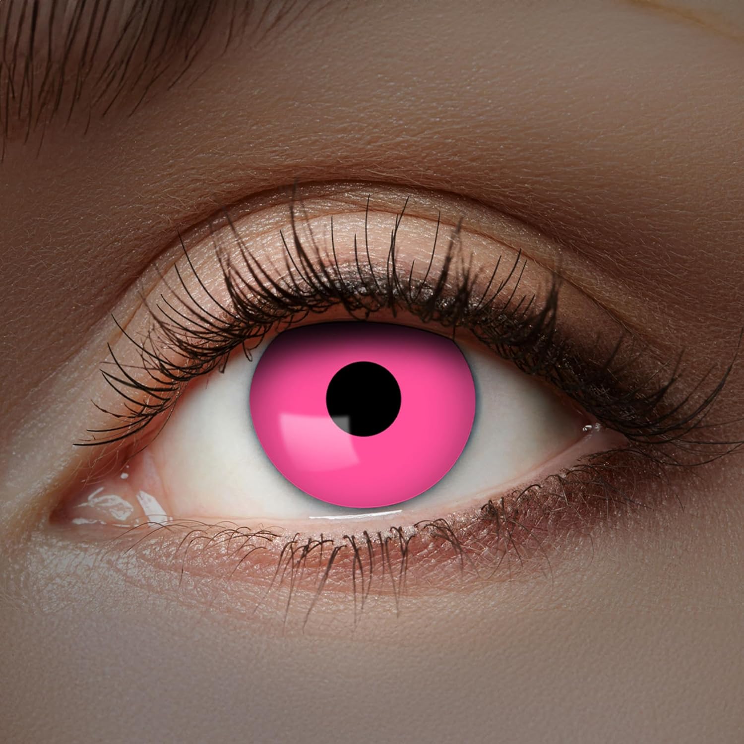 Zoelibat Eyecatcher UV 1 Monats-Kontaktlinsen Flash Pink