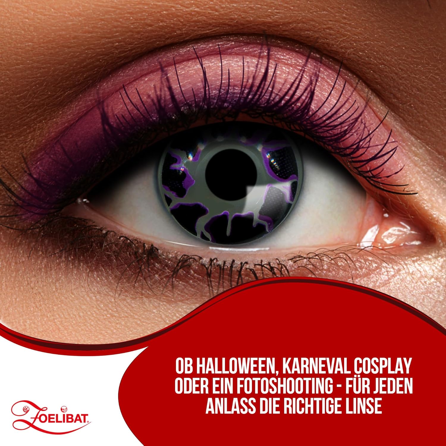 Zoelibat Eyecatcher 3 Monats-Kontaktlinsen Light Sparkles 6