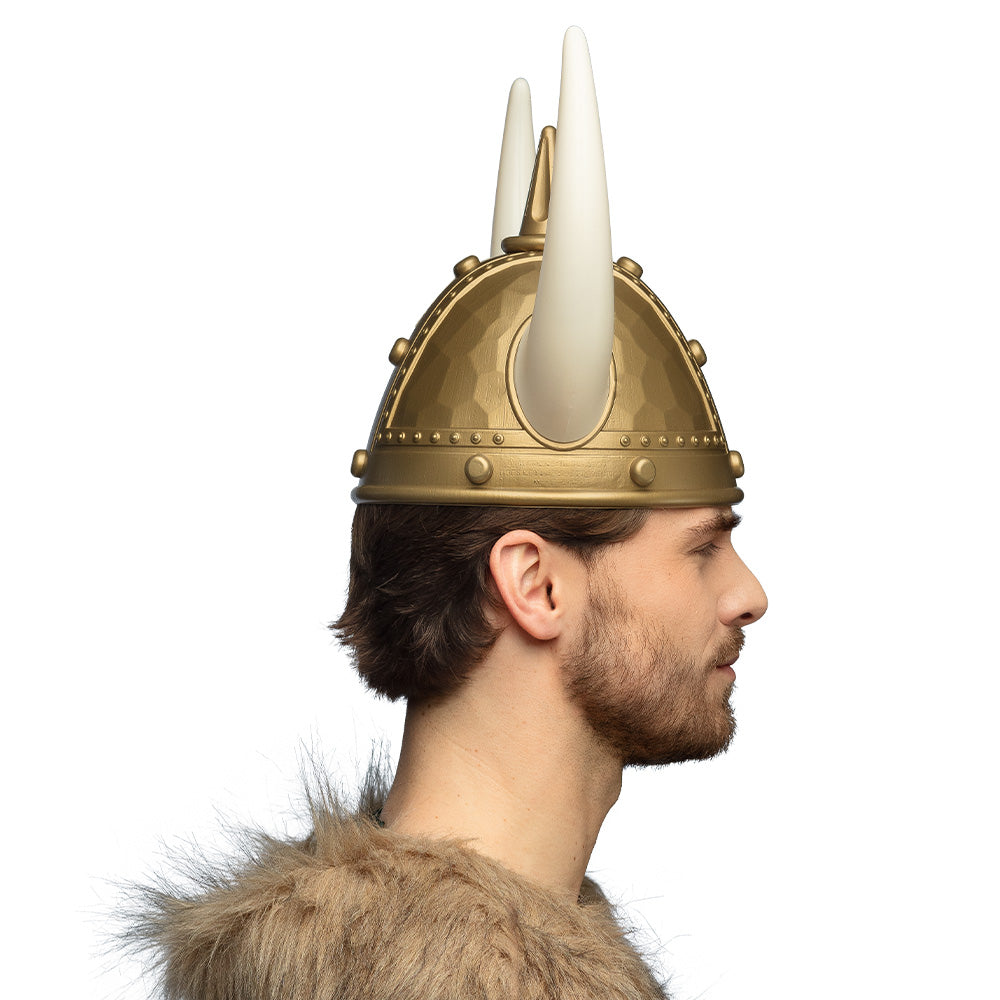 Wikingerhelm Erik – Helm mit Hörnern für Wikinger Kostüm, Barbar & Karneval 4
