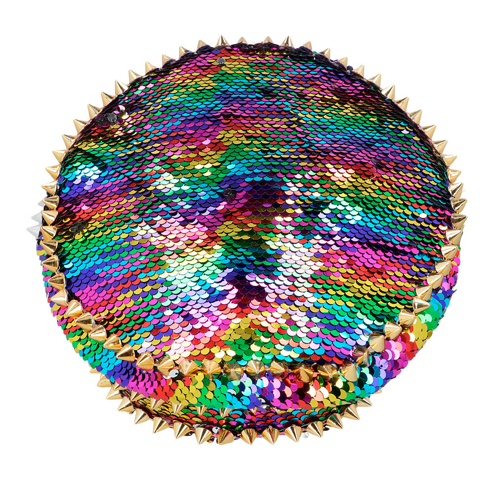Mütze Rainbow Sparkle – Glitzer-Kappe bunt für Karneval, Festival & Mottoparty 5
