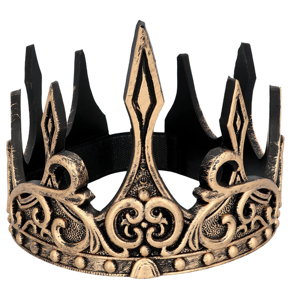 Krone mittelalterlicher König – Schaumstoff Krone für Karneval, Theater & Fasching 2