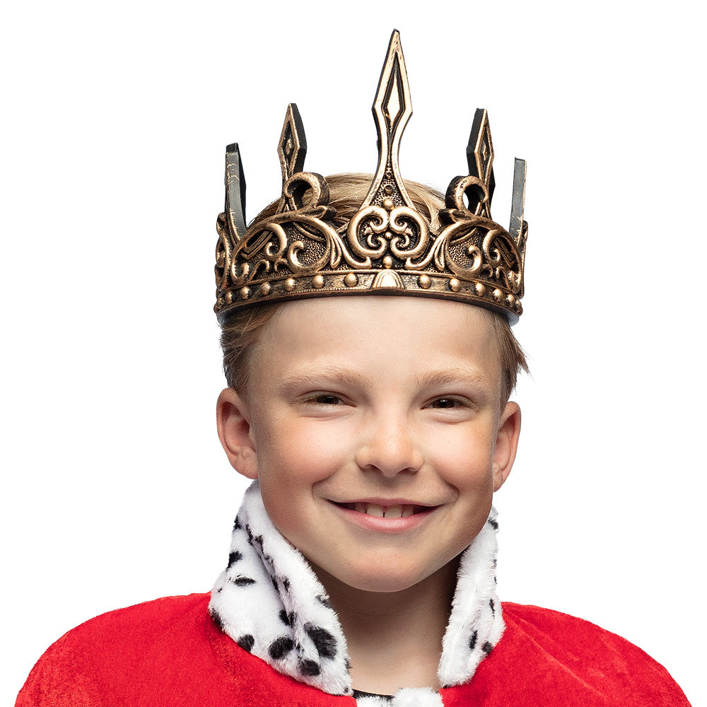 Krone mittelalterlicher König – Schaumstoff Krone für Karneval, Theater & Fasching 3