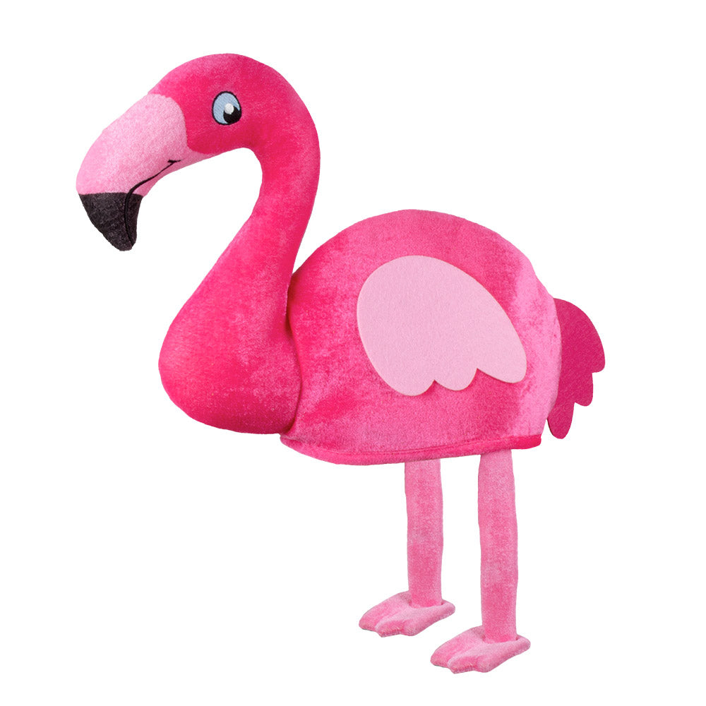 Hut Flamingo – Lustiger Tierhut in Pink, Karneval Accessoire für Party & Fasching 2