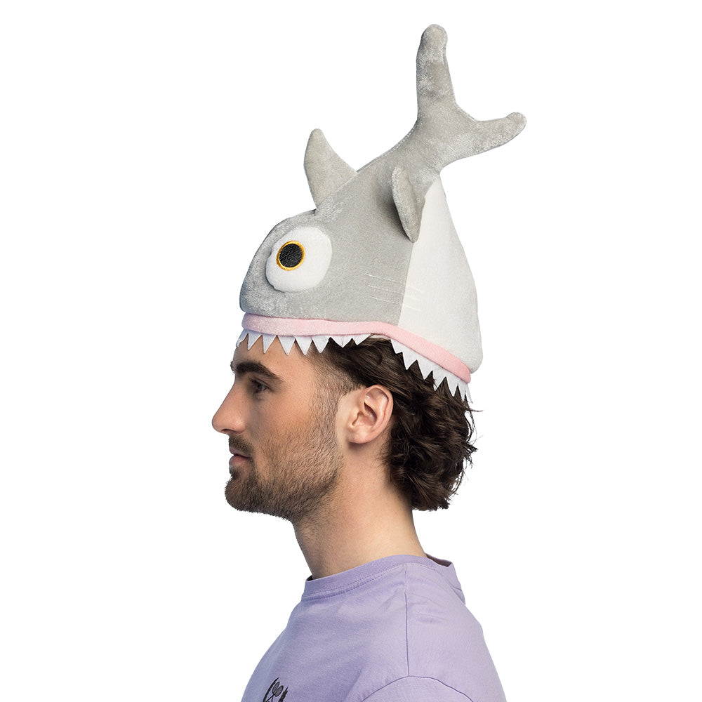 Hut Hai – Lustiger Tierhut im Haifisch-Design für Damen & Herren, Karneval Party 3