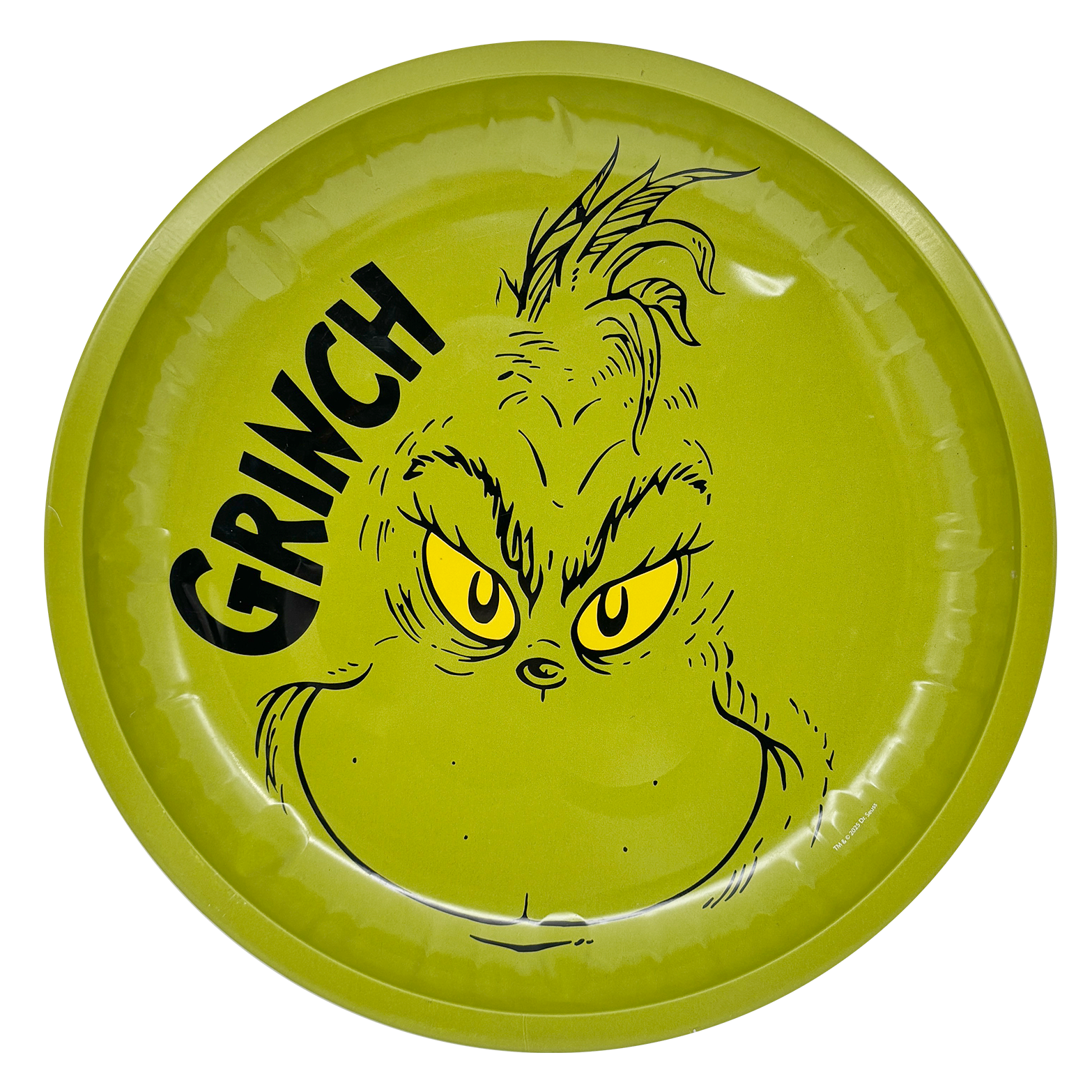 The Grinch Keksteller grün – Weihnachtsteller 26 cm für Plätzchen & Deko