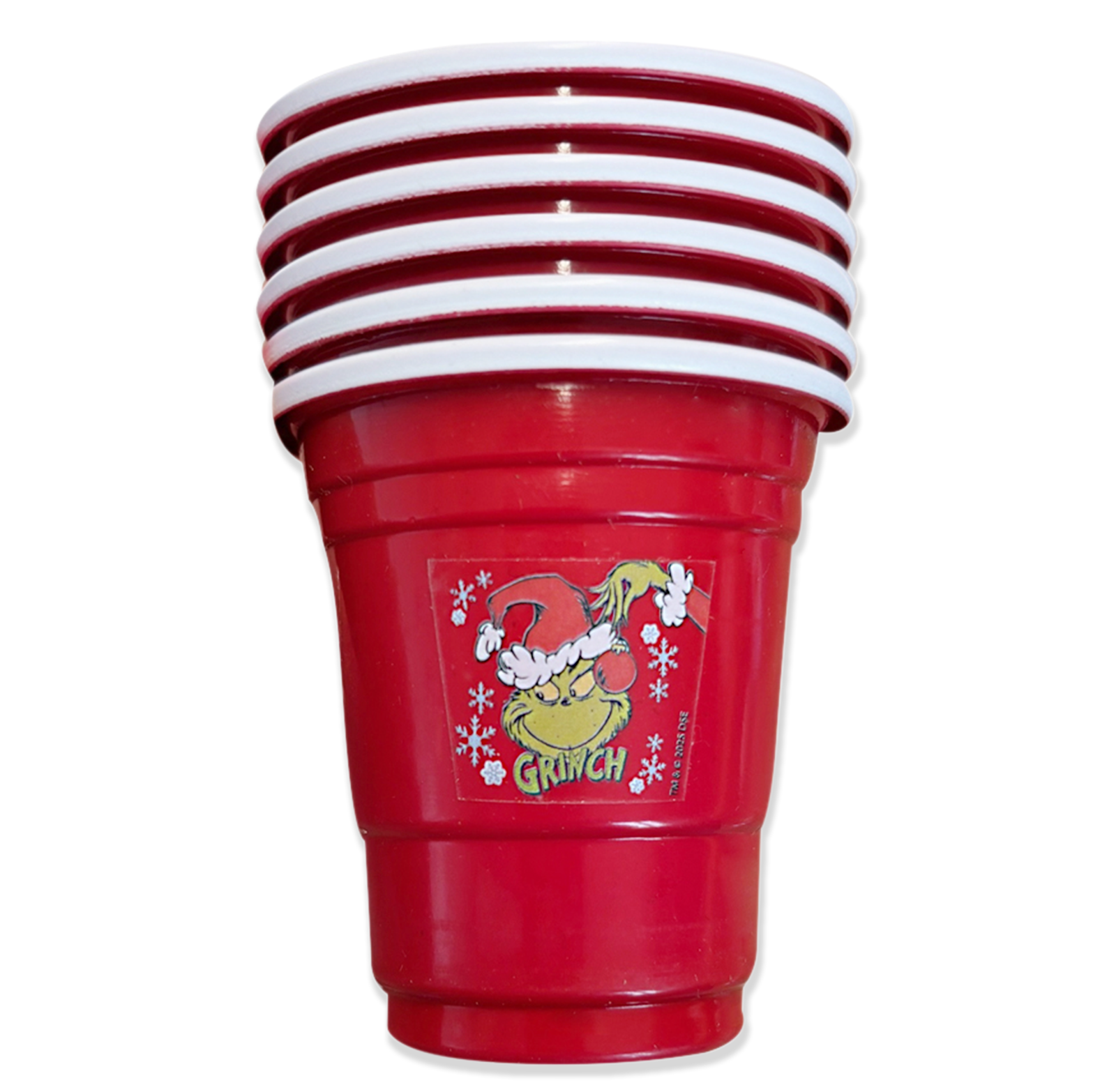 The Grinch Schnapsbecher 6-teilig 55 ml – Weihnachts Partybecher für Silvester
