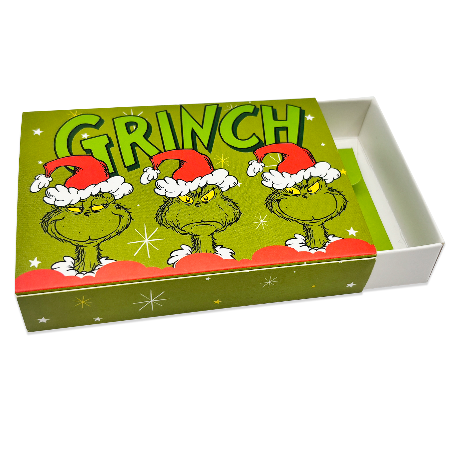 The Grinch Geschenkschachtel Motiv 2 – Geschenkbox Weihnachten, Geschenkverpackung Party