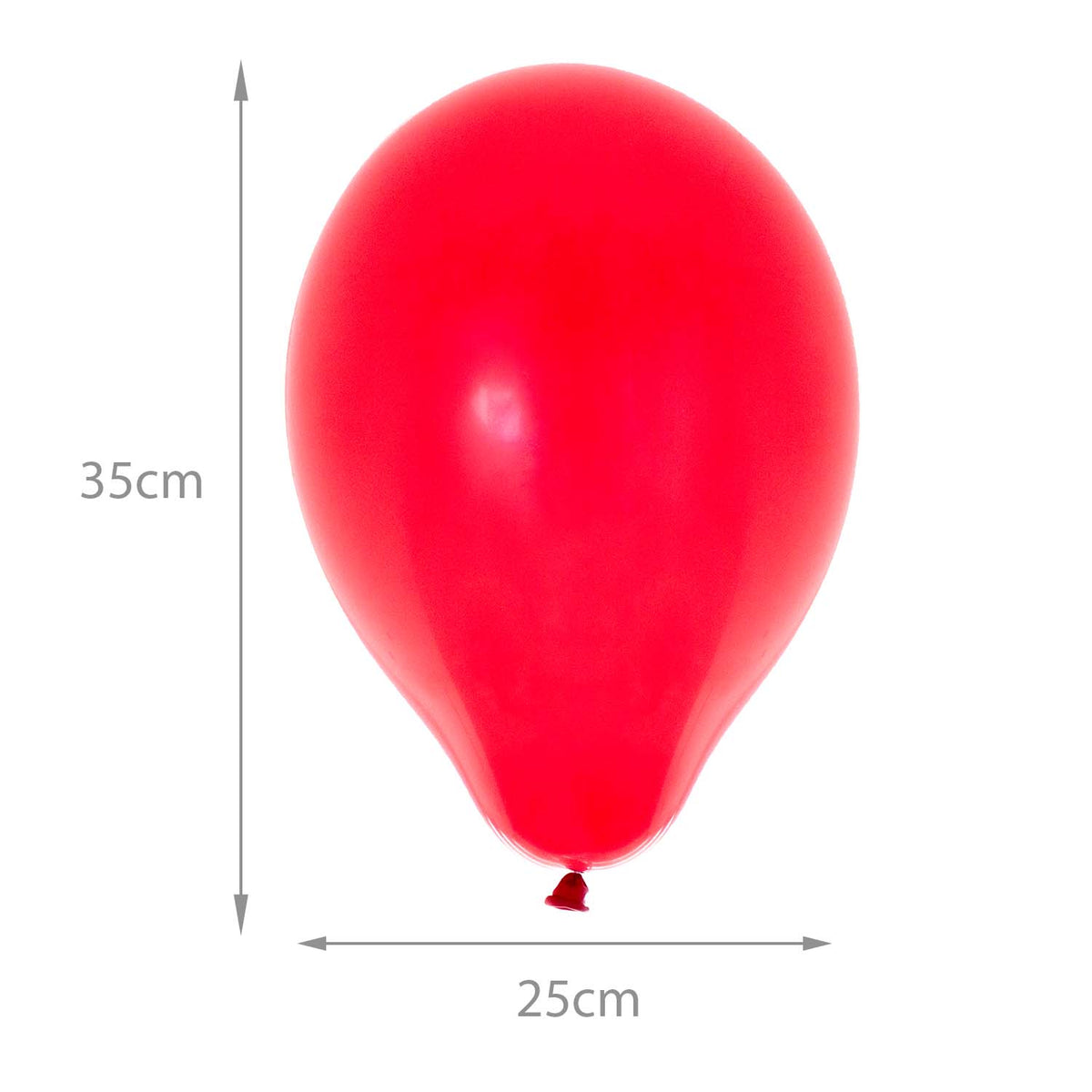 20er Set Latexballons uni bunt, ø25cm 4
