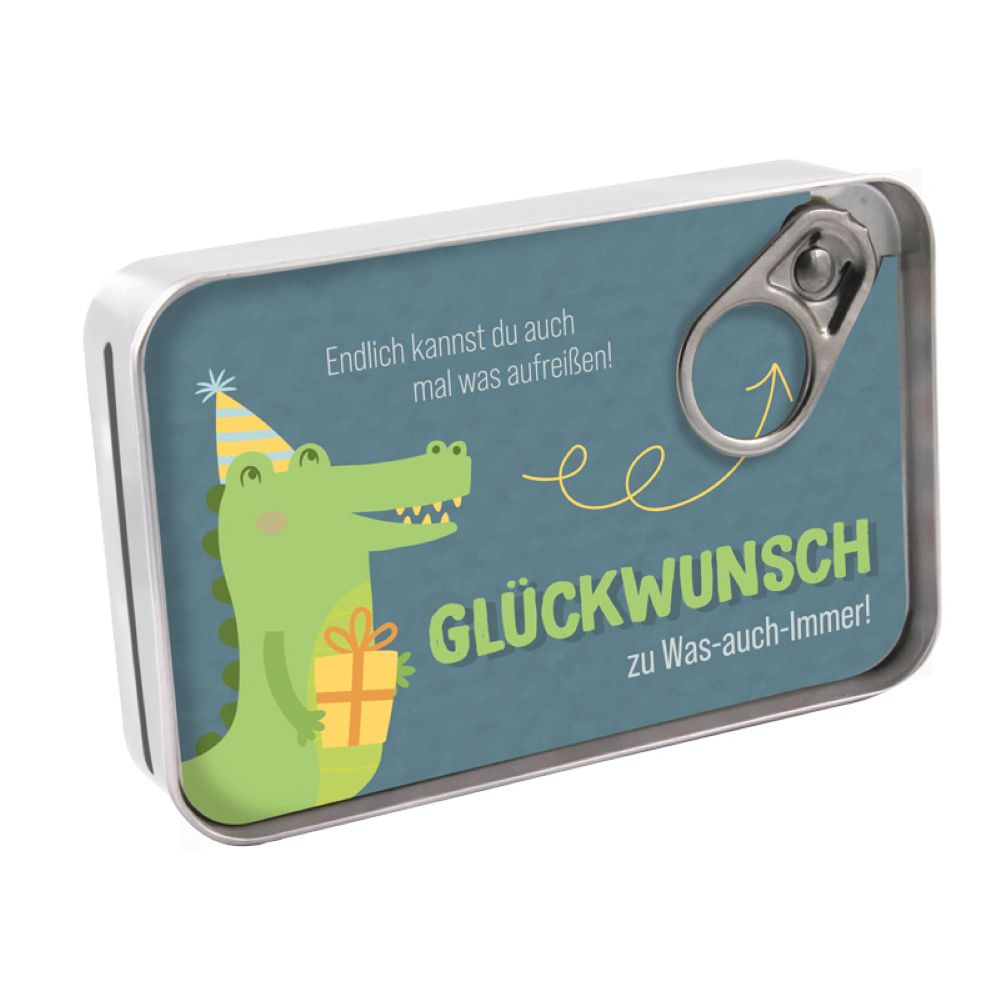 Fischdose Geburtstag verschiedene Designs 2