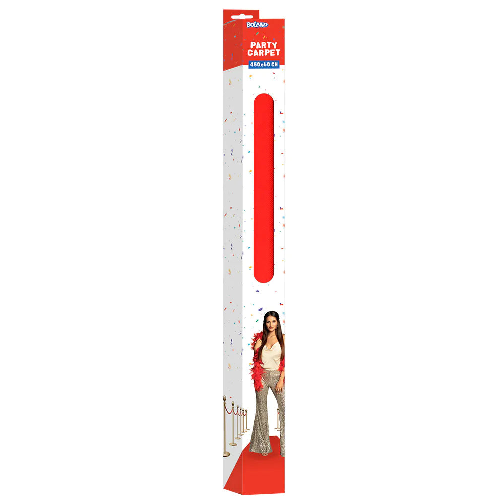 Roter Teppich 450x60 cm – Party Läufer für Events, Hochzeit & Gala Dekoration 2