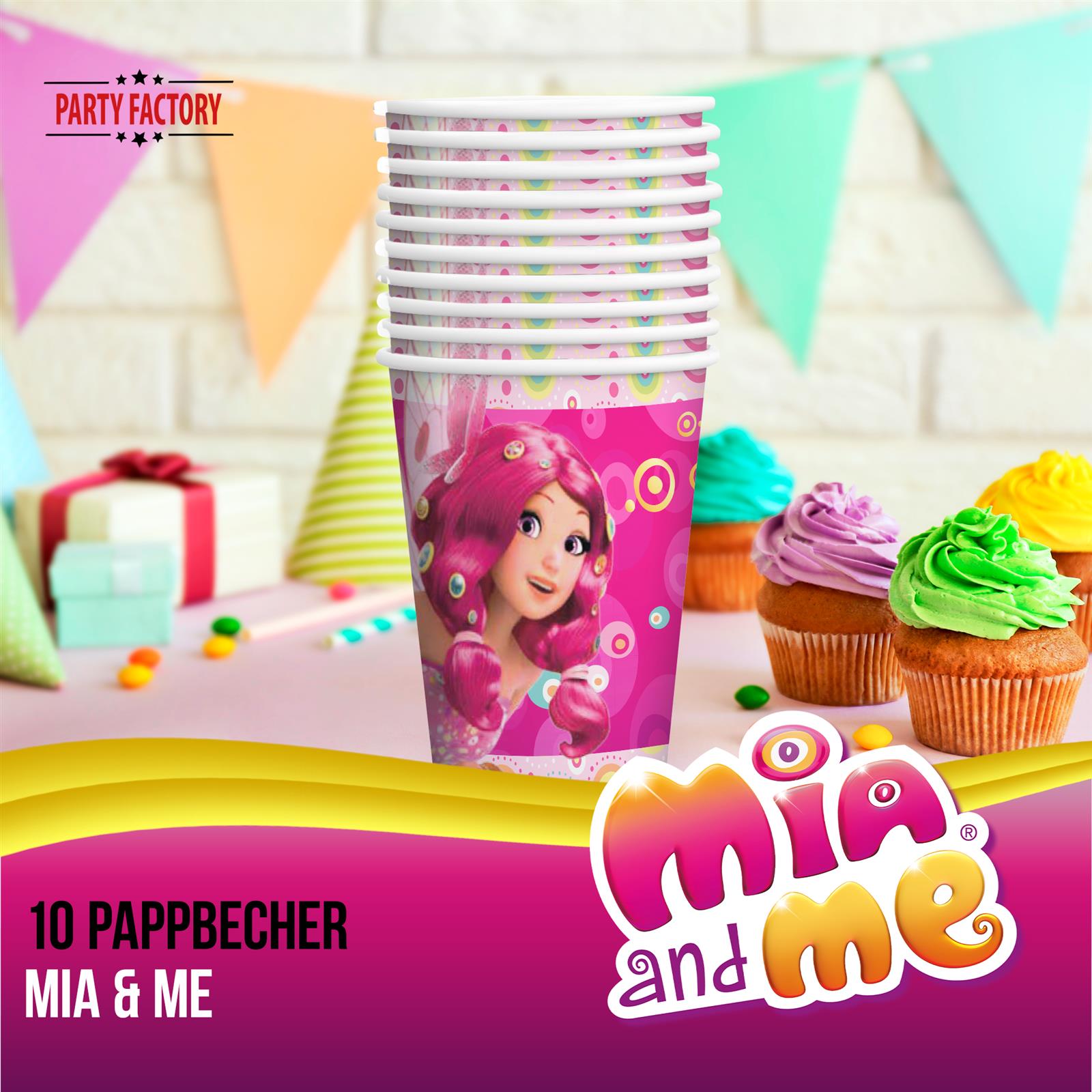 Mia and Me Becher 250 ml 10er-Pack 2