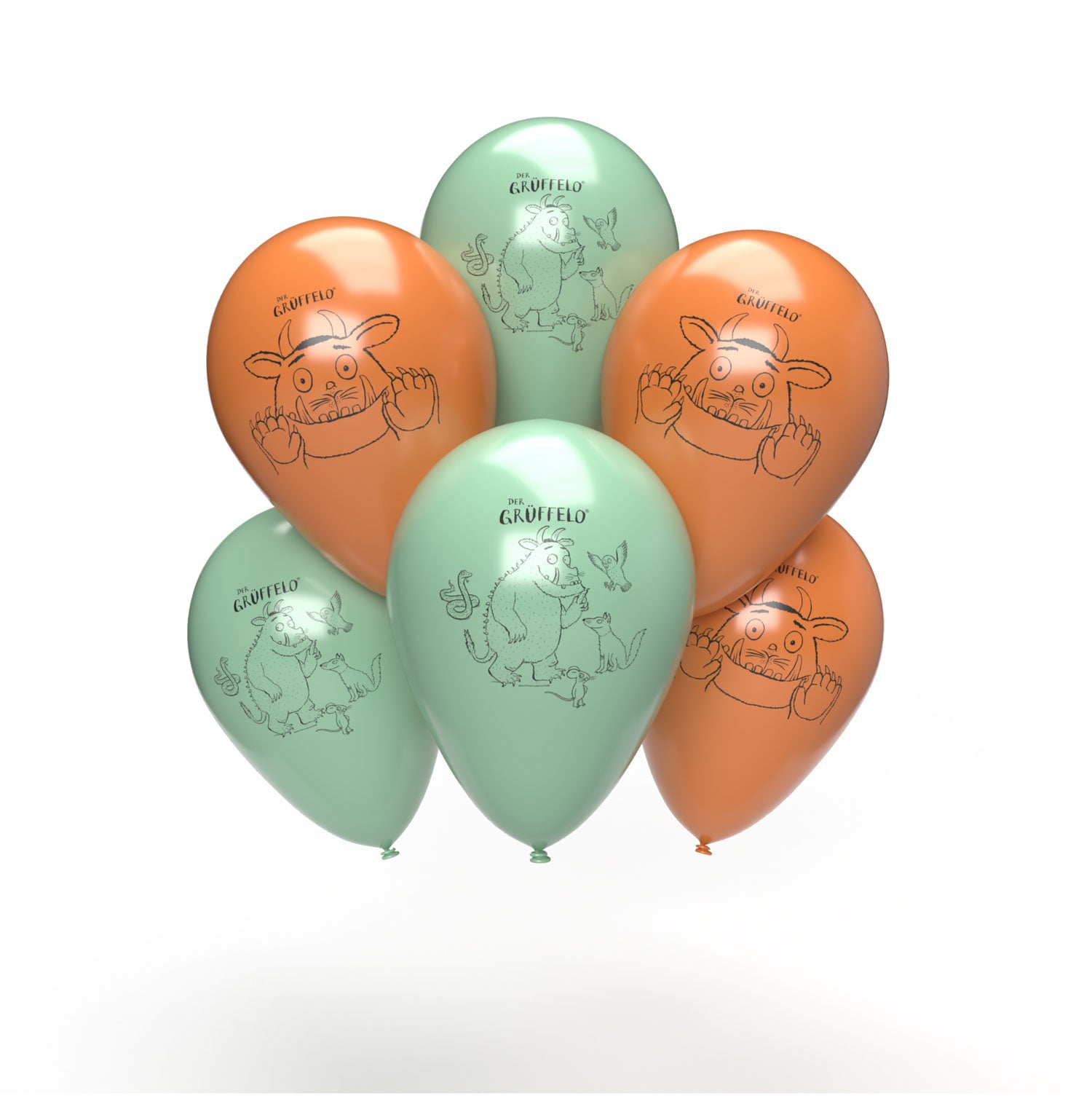 Der Grüffelo Latexballons Set 25 cm 10 Stk.