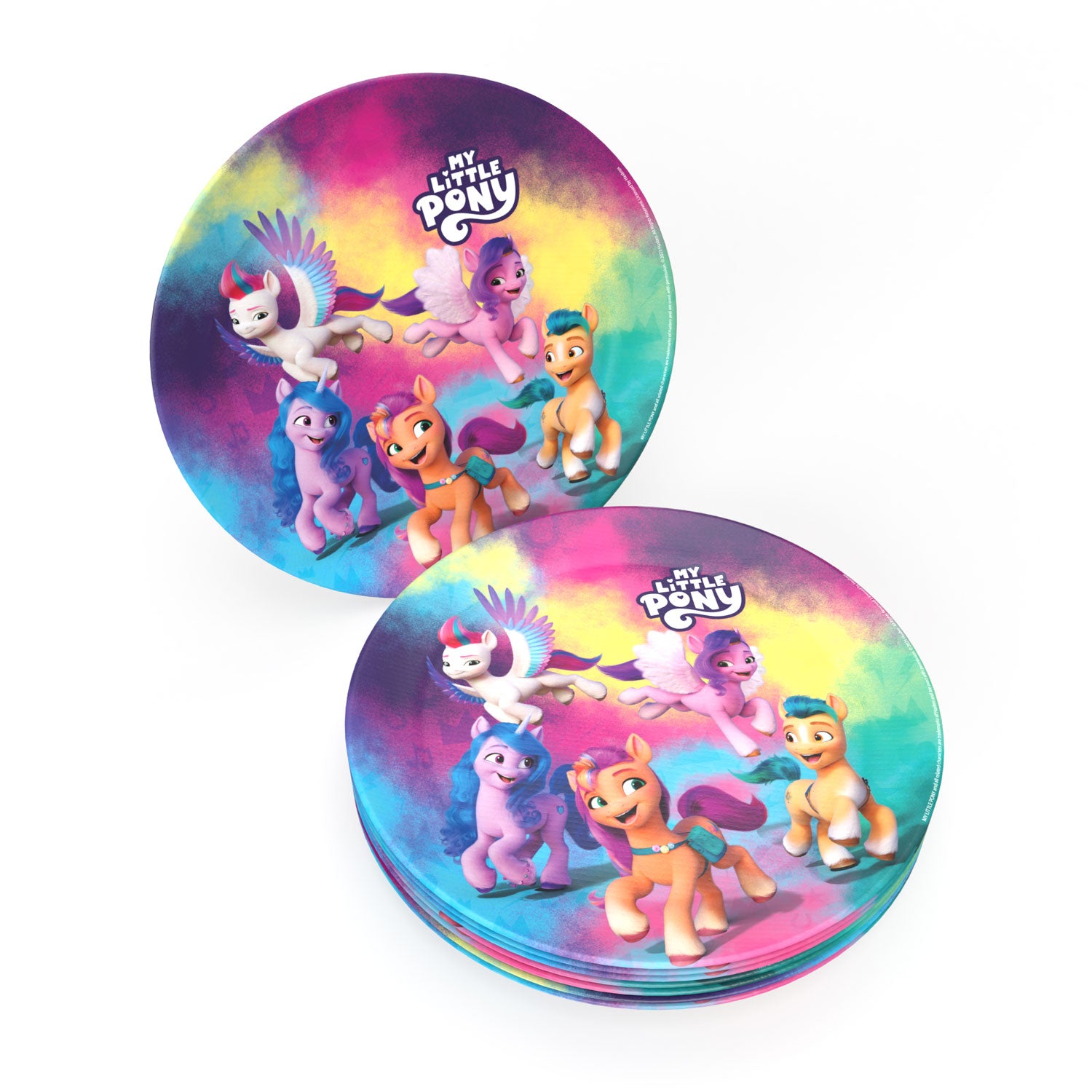 My Little Pony XXL Party-Set Einweggeschirr Dekoration für Kindergeburtstag Tisch & Raum 60-teilig 5