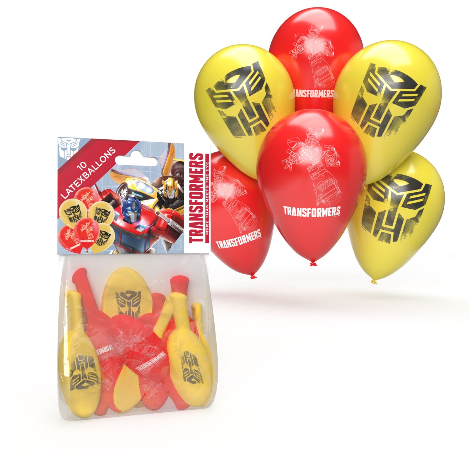 Transformers Latexballons Set 25 cm 10 Stk. 4