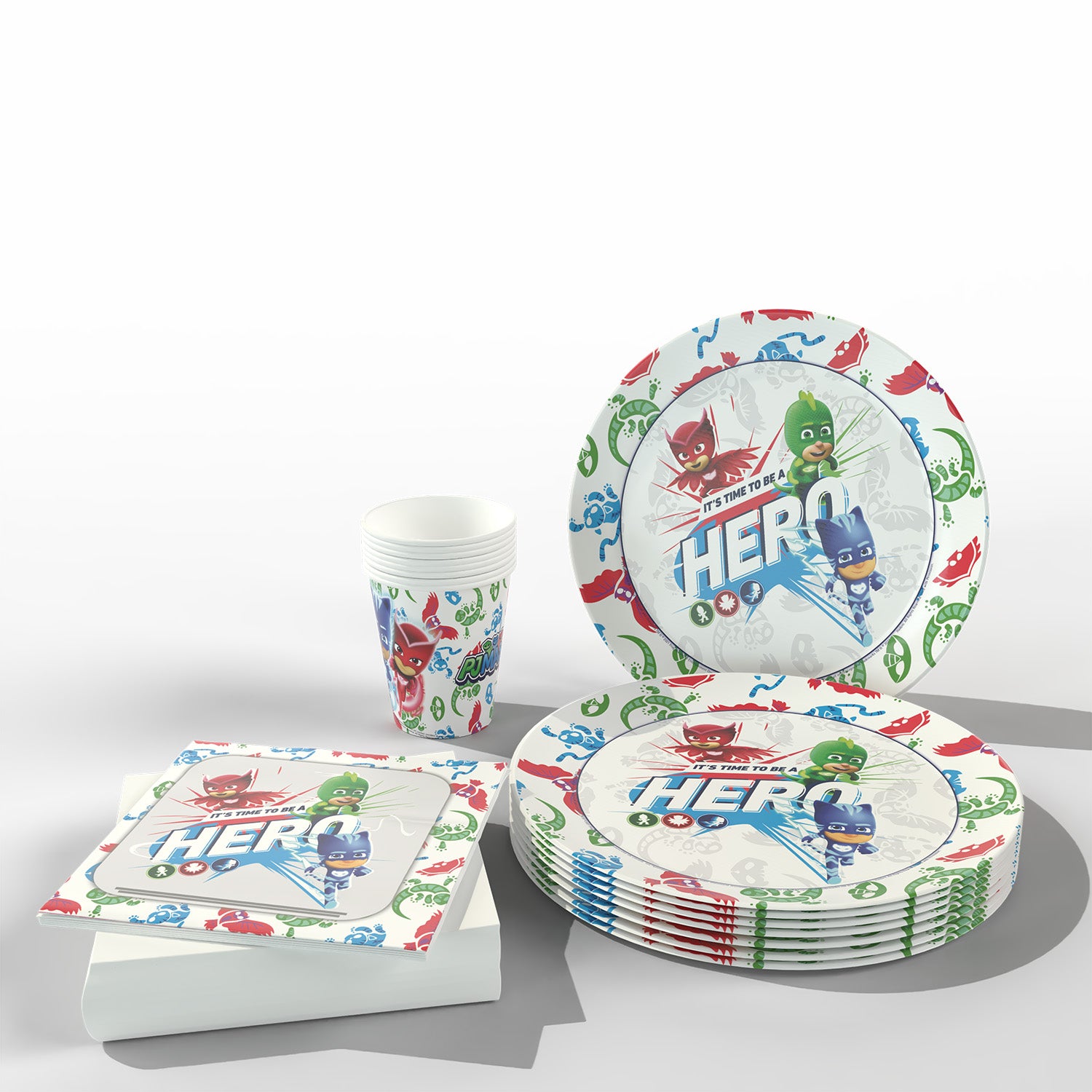 PJ MASKS Party-Set Einweggeschirr 36-teilig