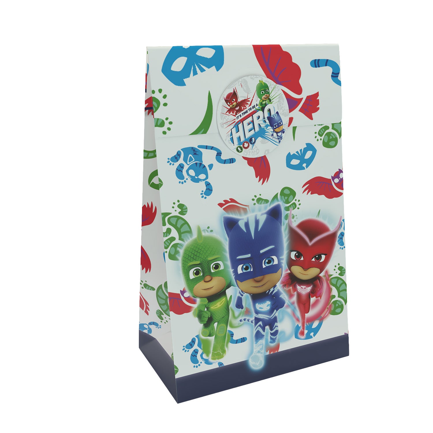 PJ MASKS Party-Tüte Papier inkl. Sticker 10 Stk.
