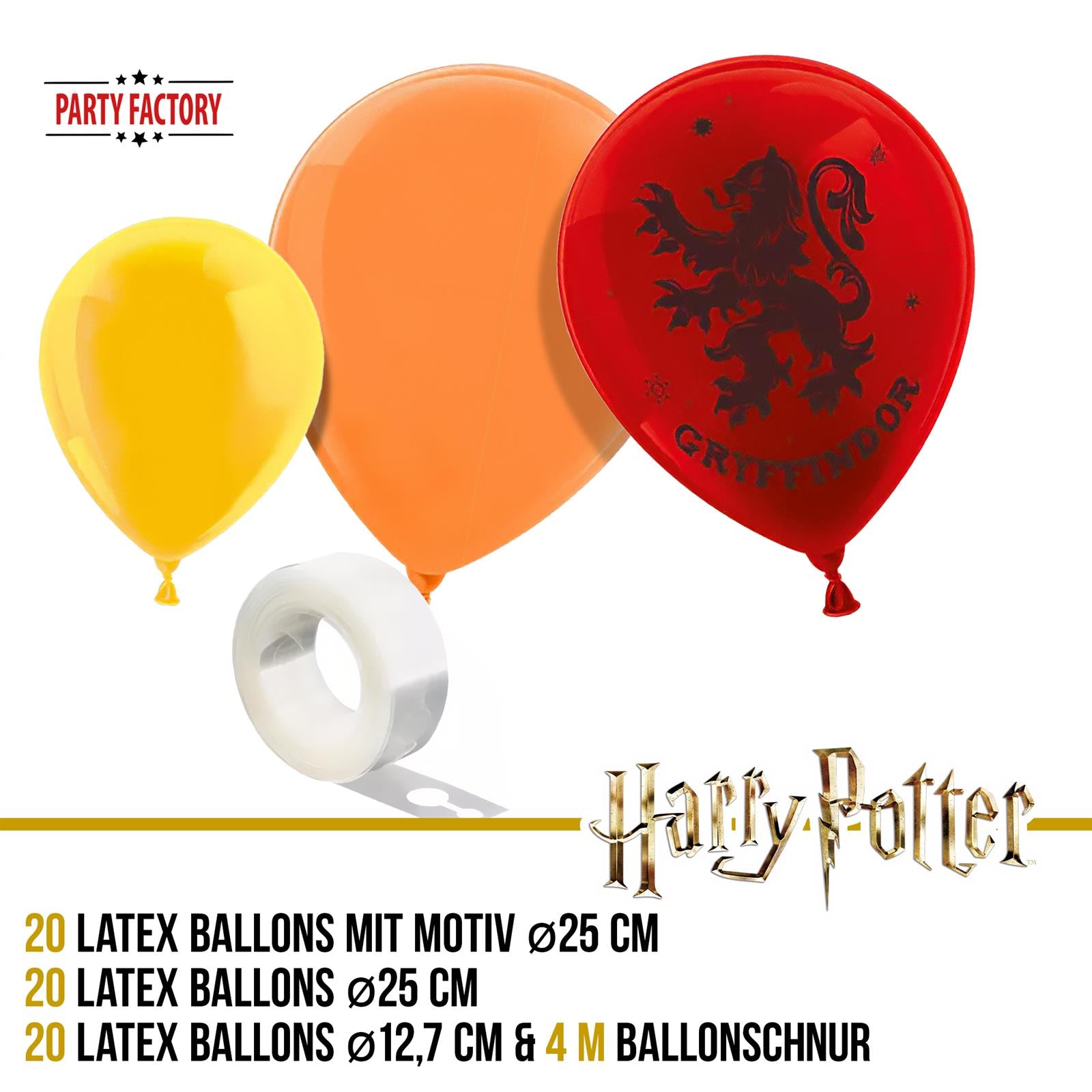 Harry Potter Ballongirlande Set 60-teilig 4