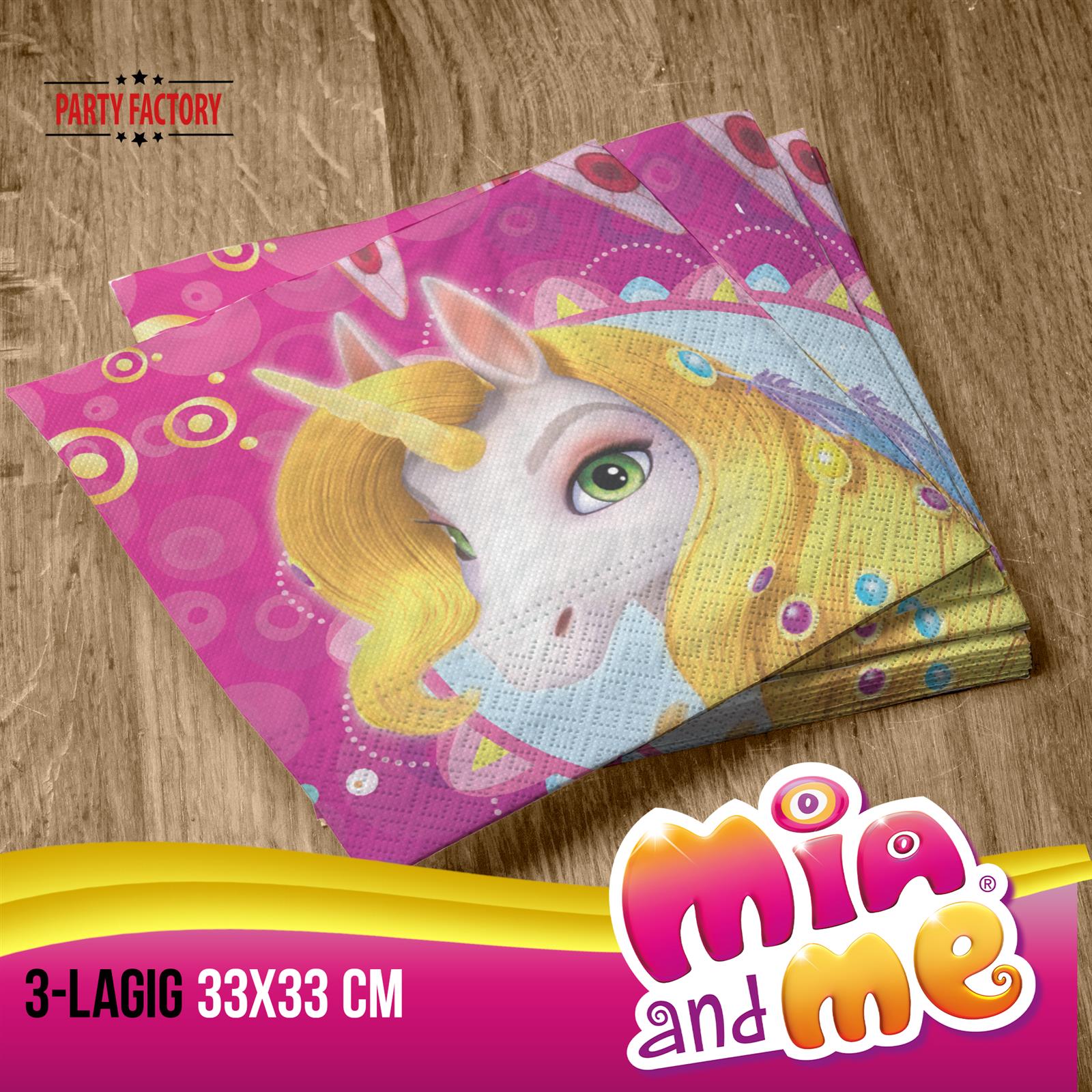 Mia and Me Servietten 33x33 cm 20er-Pack 3