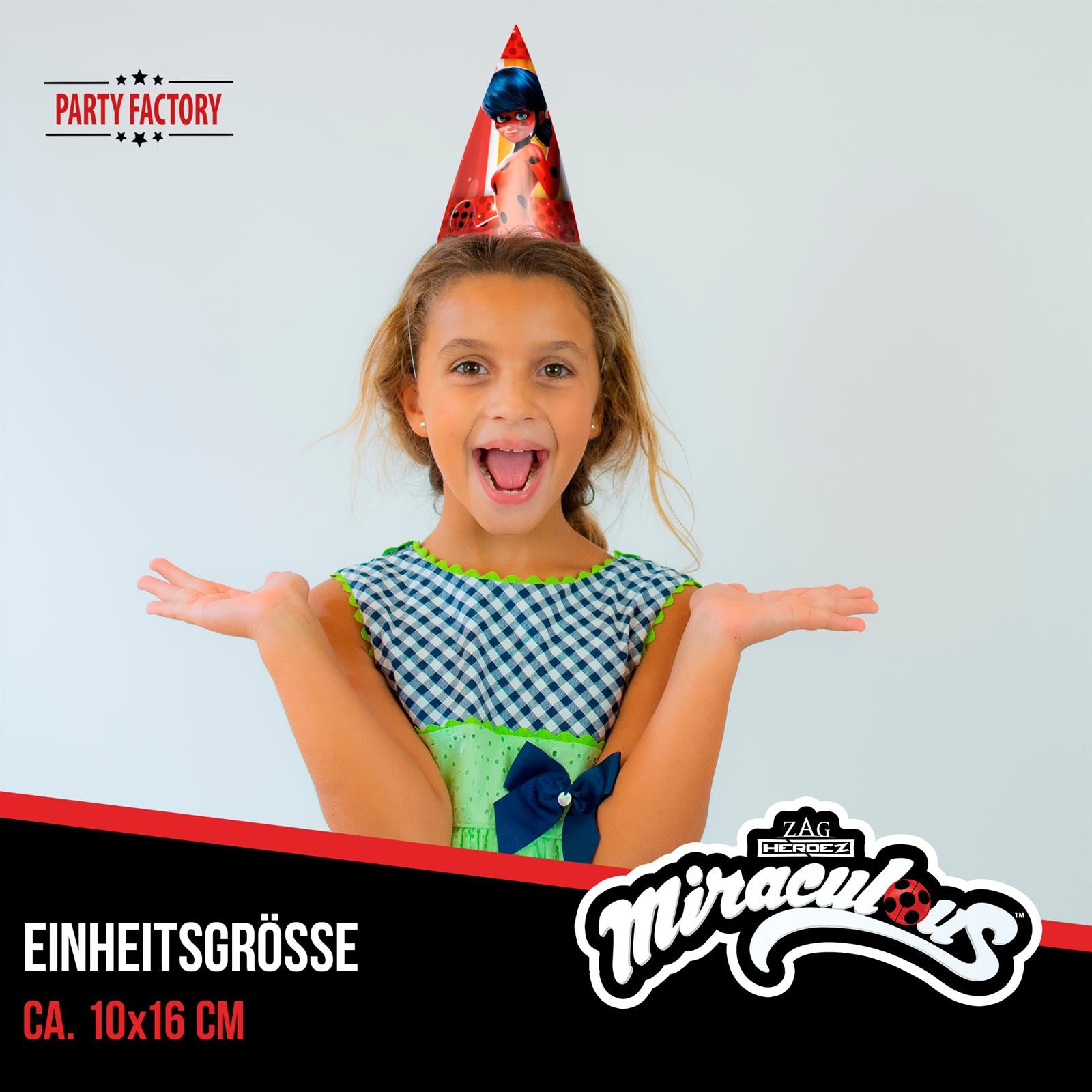Miraculous Partyhüte 10 Stück 3