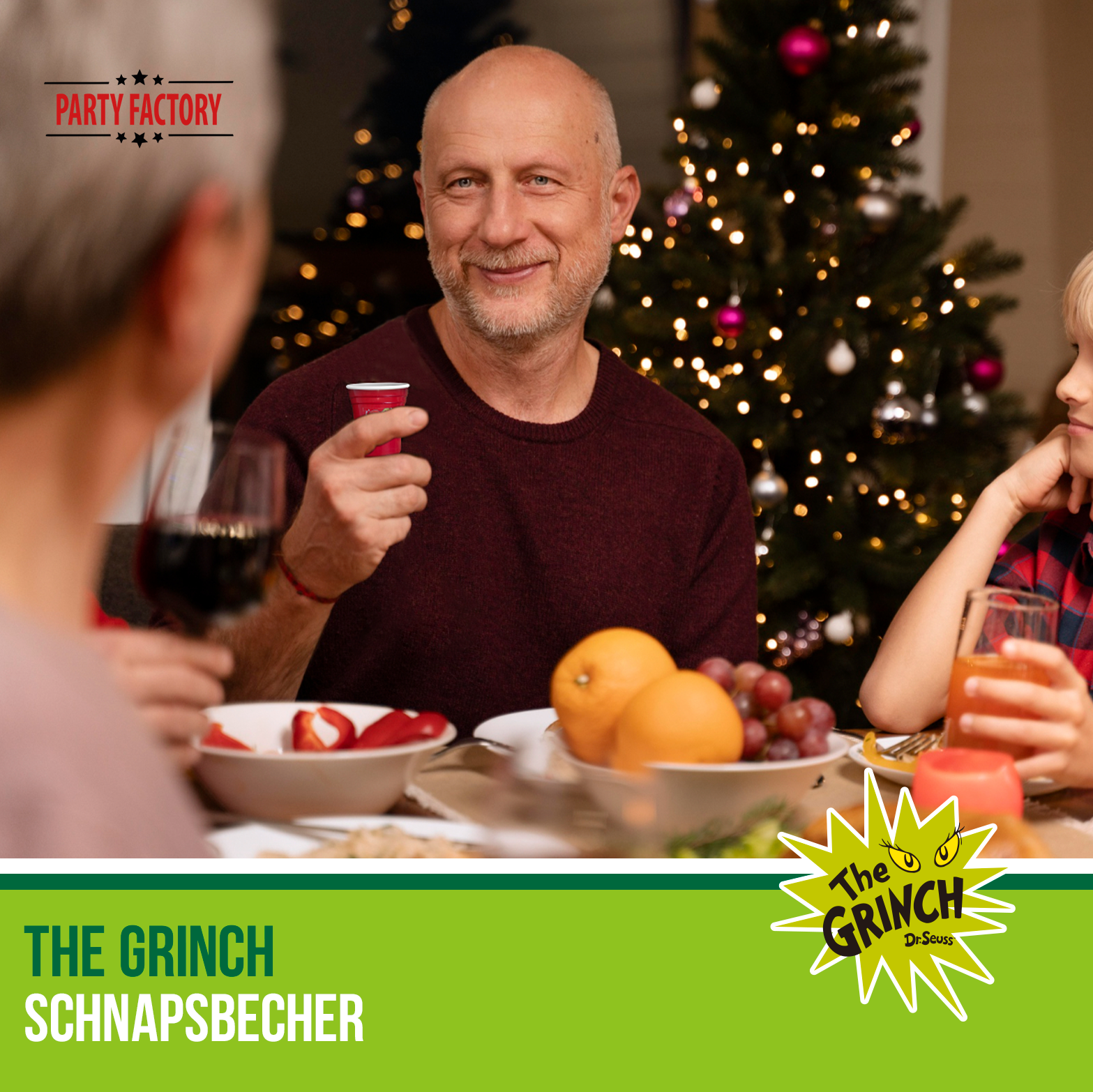 The Grinch Schnapsbecher 6-teilig 55 ml – Weihnachts Partybecher für Silvester 4