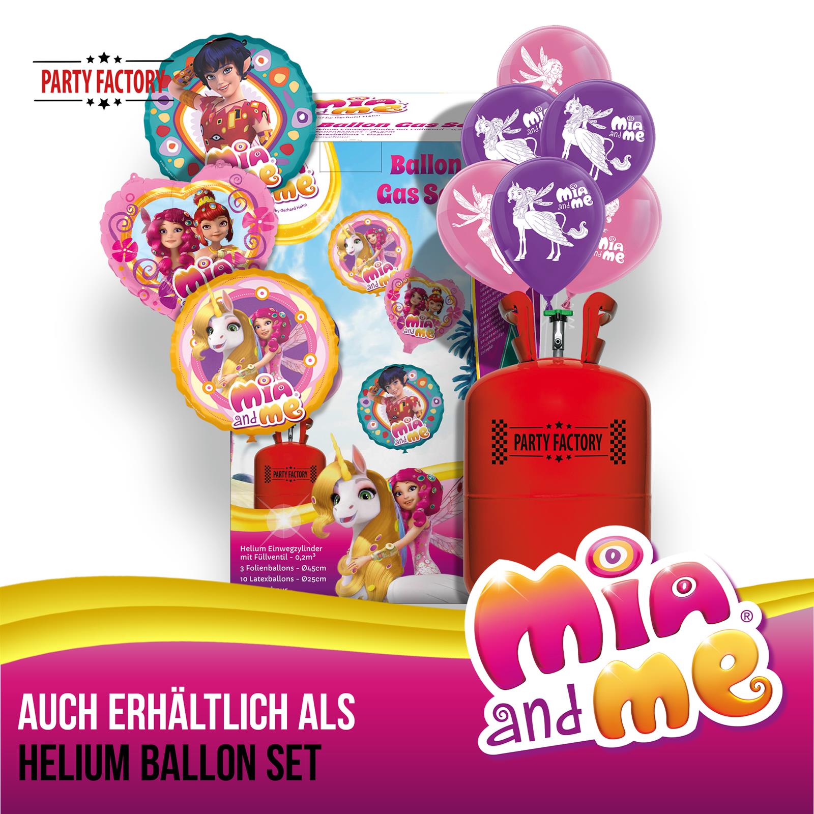 Mia and Me Ballongirlande Set 60-teilig 4 m 6