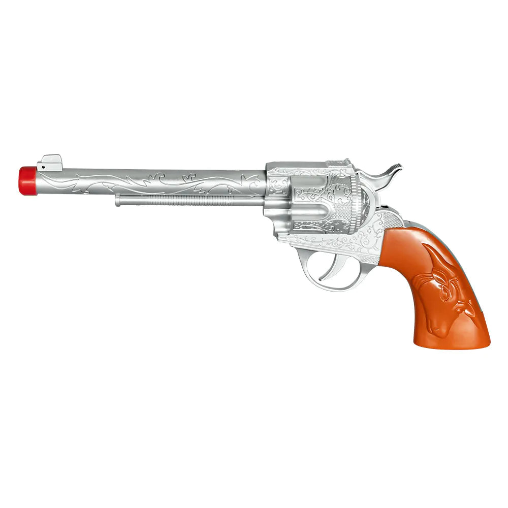 Satz Cowboy – Spielzeug-Pistole 30 cm mit Gürtel 120 cm und Holster 4
