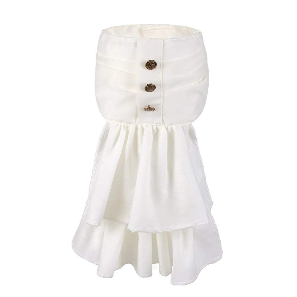 Jabot Steampunk – Rüschenkragen in Weiß für Herren Kostüm & viktorianischen Look 2