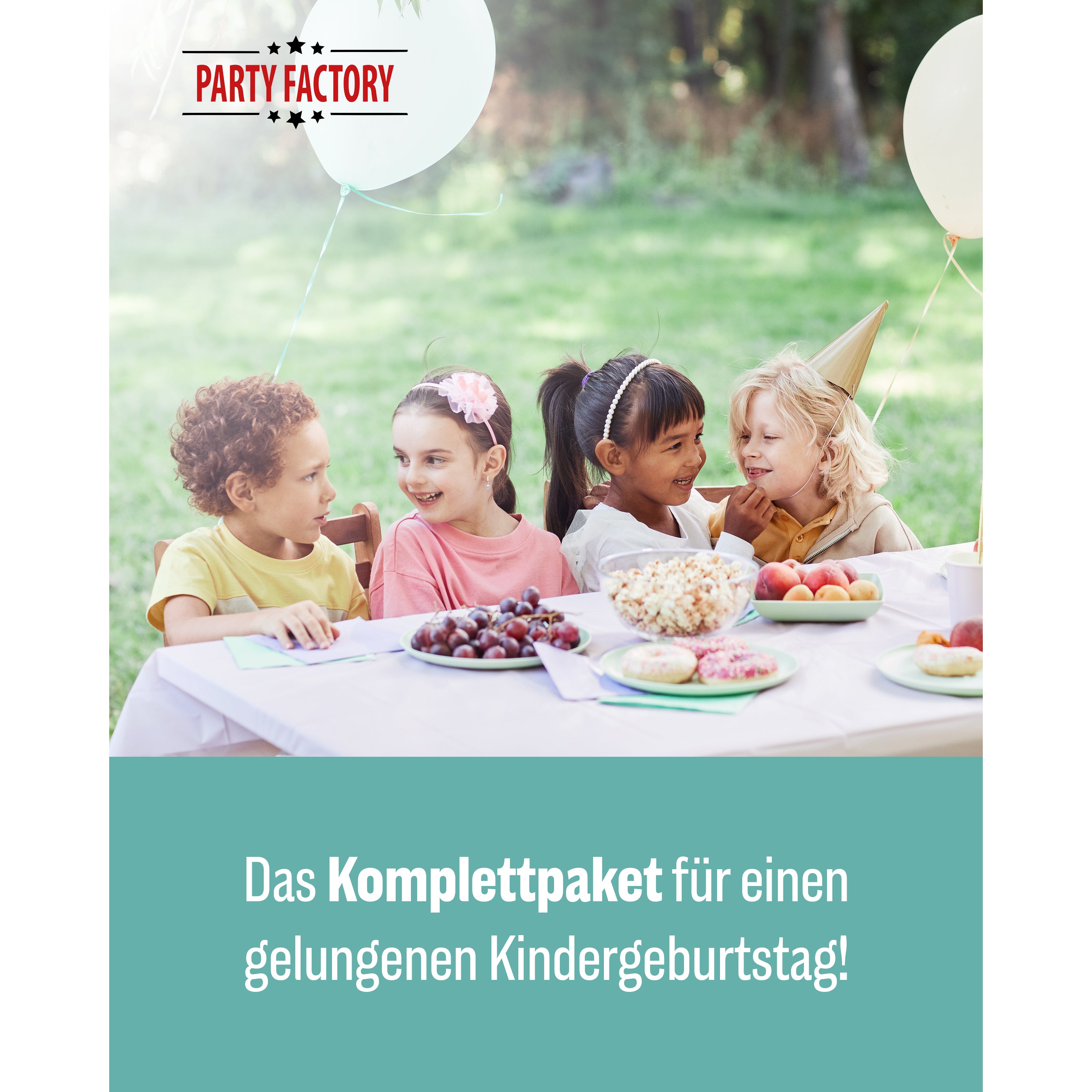 Grüffelo 51-tlg. Party Set – Geburtstag Deko mit Ballons Wimpel Geschenktüten 3