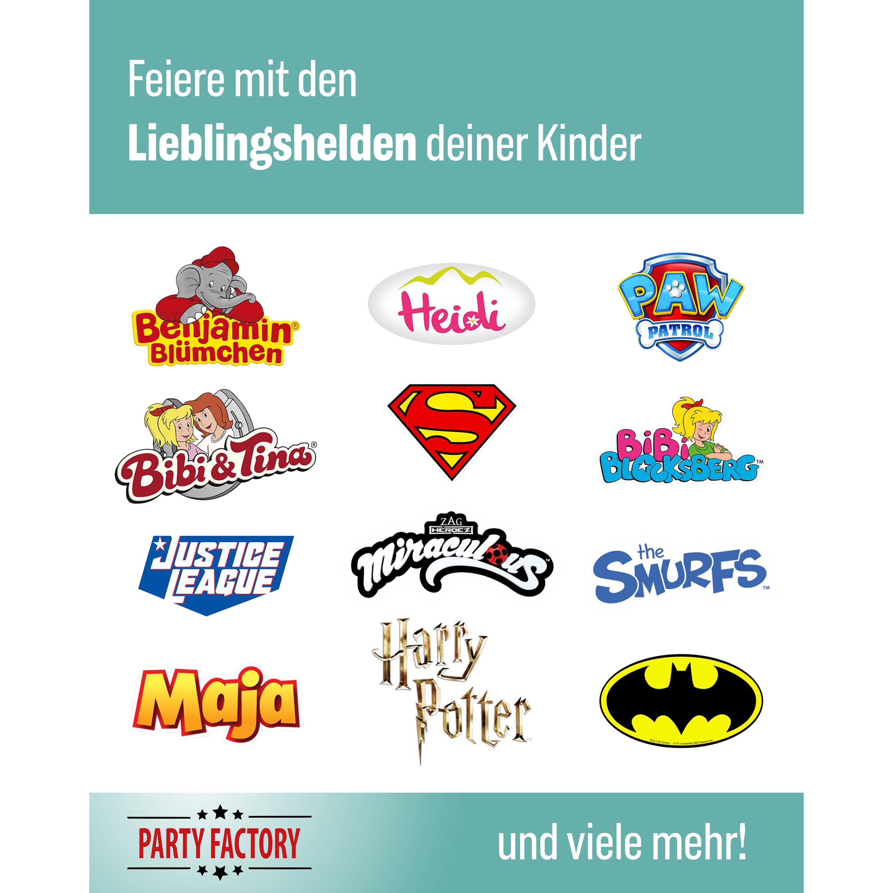 Grüffelo 51-tlg. Party Set – Geburtstag Deko mit Ballons Wimpel Geschenktüten 7