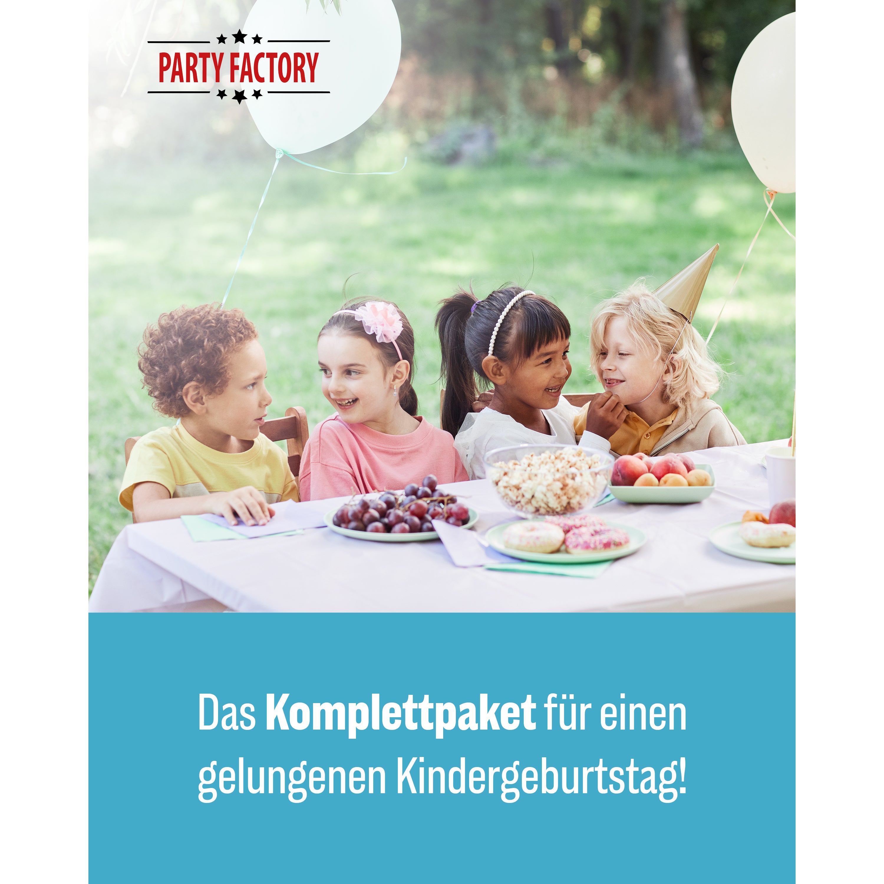 Die Schlümpfe 47-tlg. Party Set – Deko mit Ballons Wimpel Servietten 3