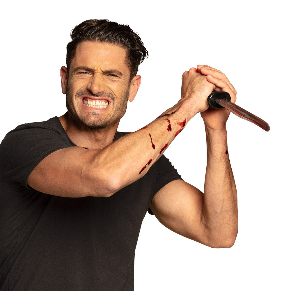 Messer Bloody Killer 33 cm – Horror Requisite blutiges Messer Karneval