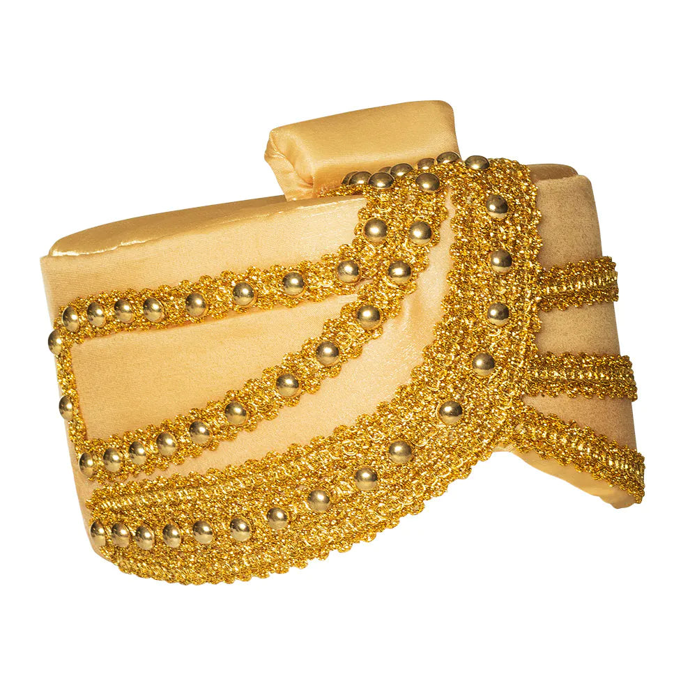 Hut Sultan Osman – Goldene Orient Kopfbedeckung mit Schmuckverzierung