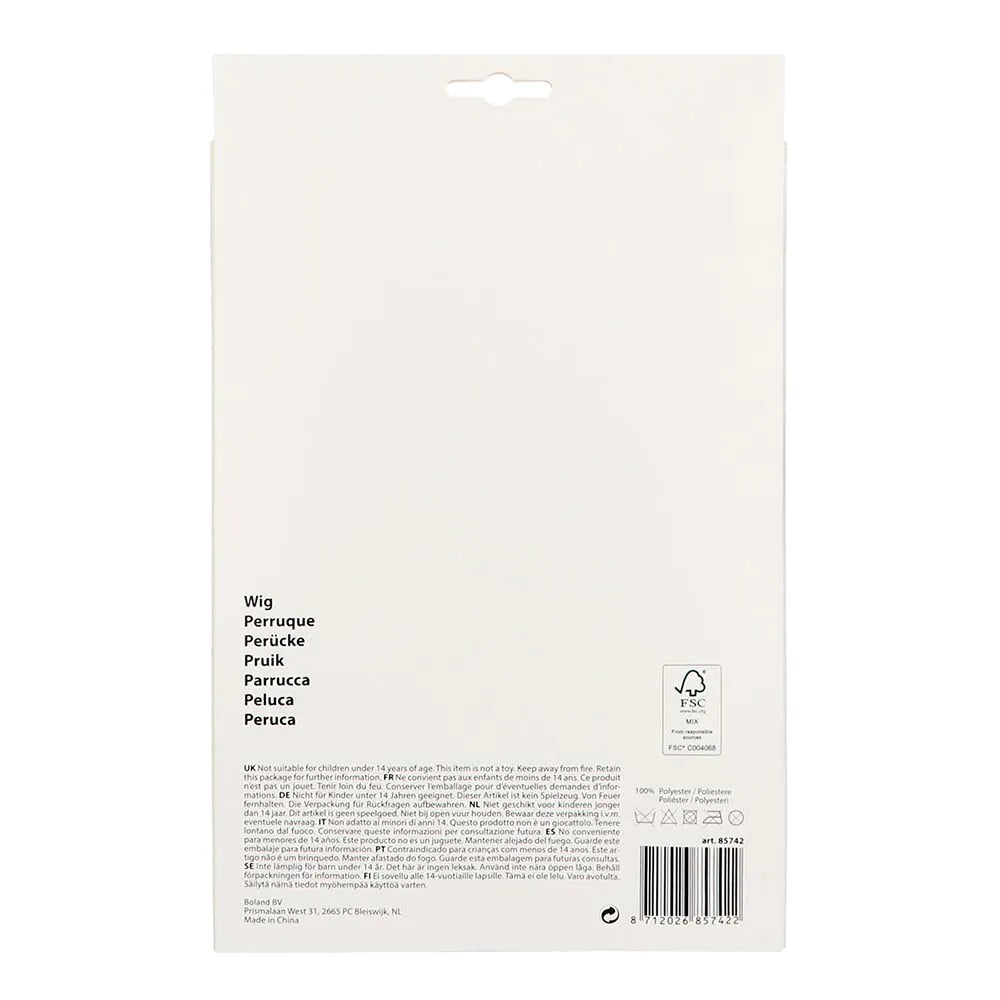 Perücke Aqua – Lange grün-blaue Damenperücke mit Wellen & Pony für Karneval 3