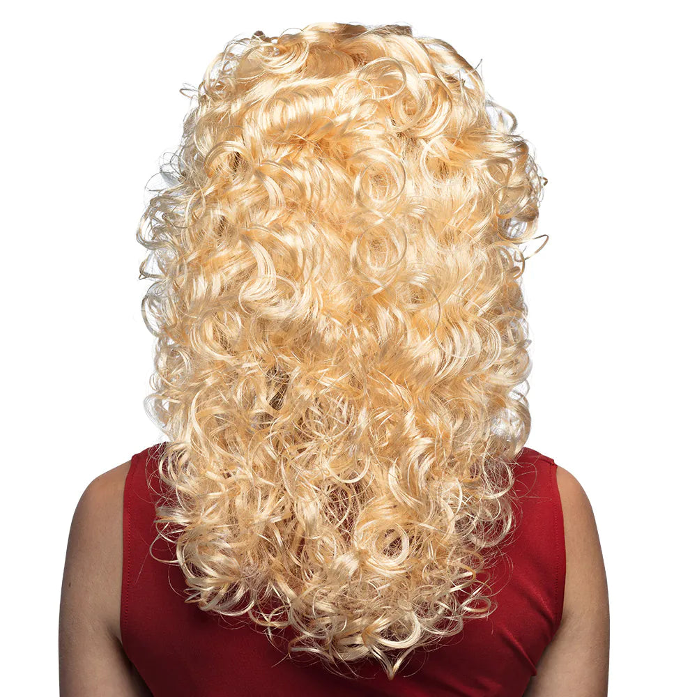 Perücke Norah blond – Lockige Damenperücke für Karneval, Fasching & 80er Partys 3