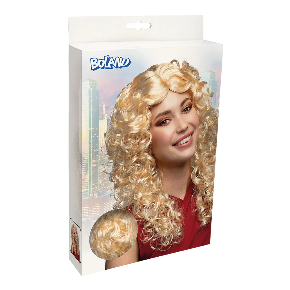 Perücke Norah blond – Lockige Damenperücke für Karneval, Fasching & 80er Partys 4