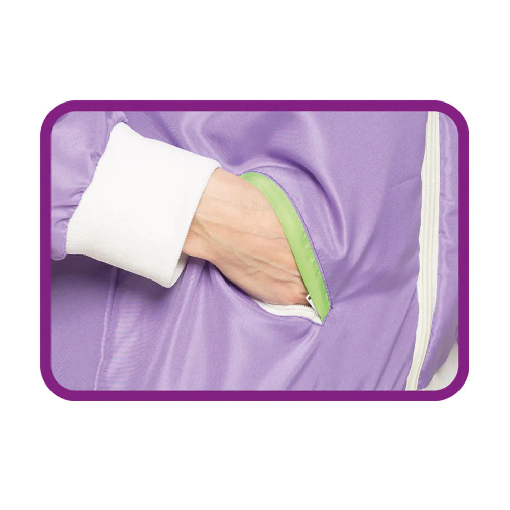 Trainingsanzug Retro 80-er in Lila UV Damen Herren S M L XL typisch 80er Jahre 3