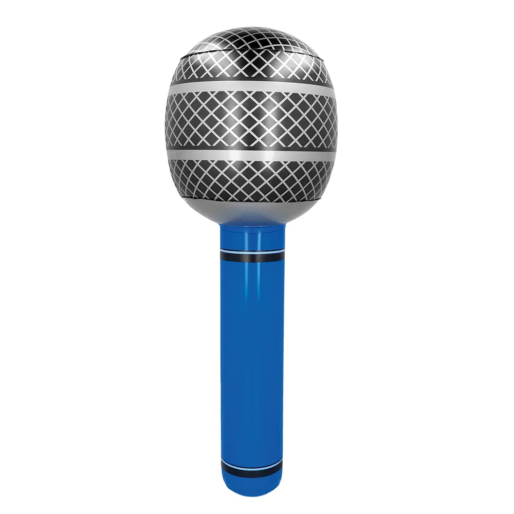 Aufblasbares Mikrofon 76 cm lustiges Party Accessoire für Karaoke 3