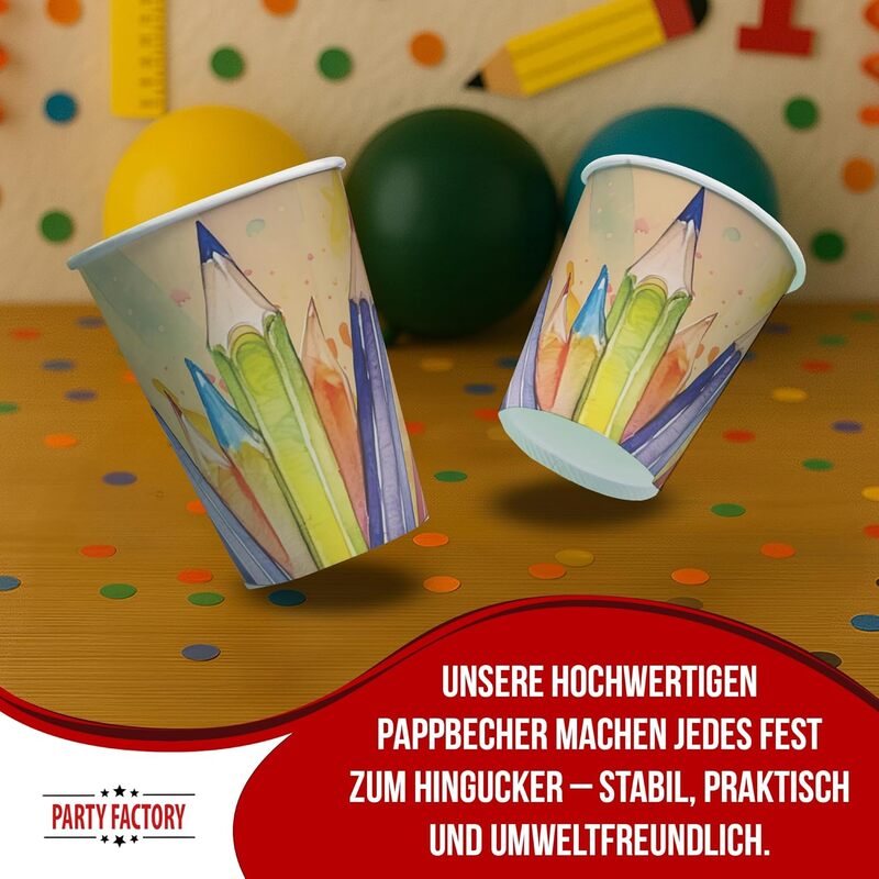 Back to School Becher 8er-Pack 250 ml 3