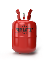 Ballongas Helium für bis zu 30 Luftballons, 0,2m³ Einwegflasche