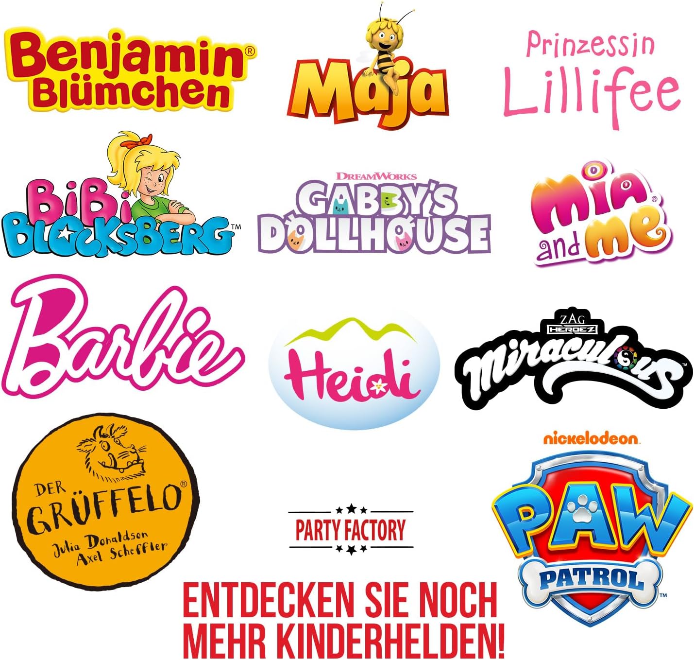 Barbie Partyset 36-tlg 8 Becher 8 Teller 20 Servietten 7