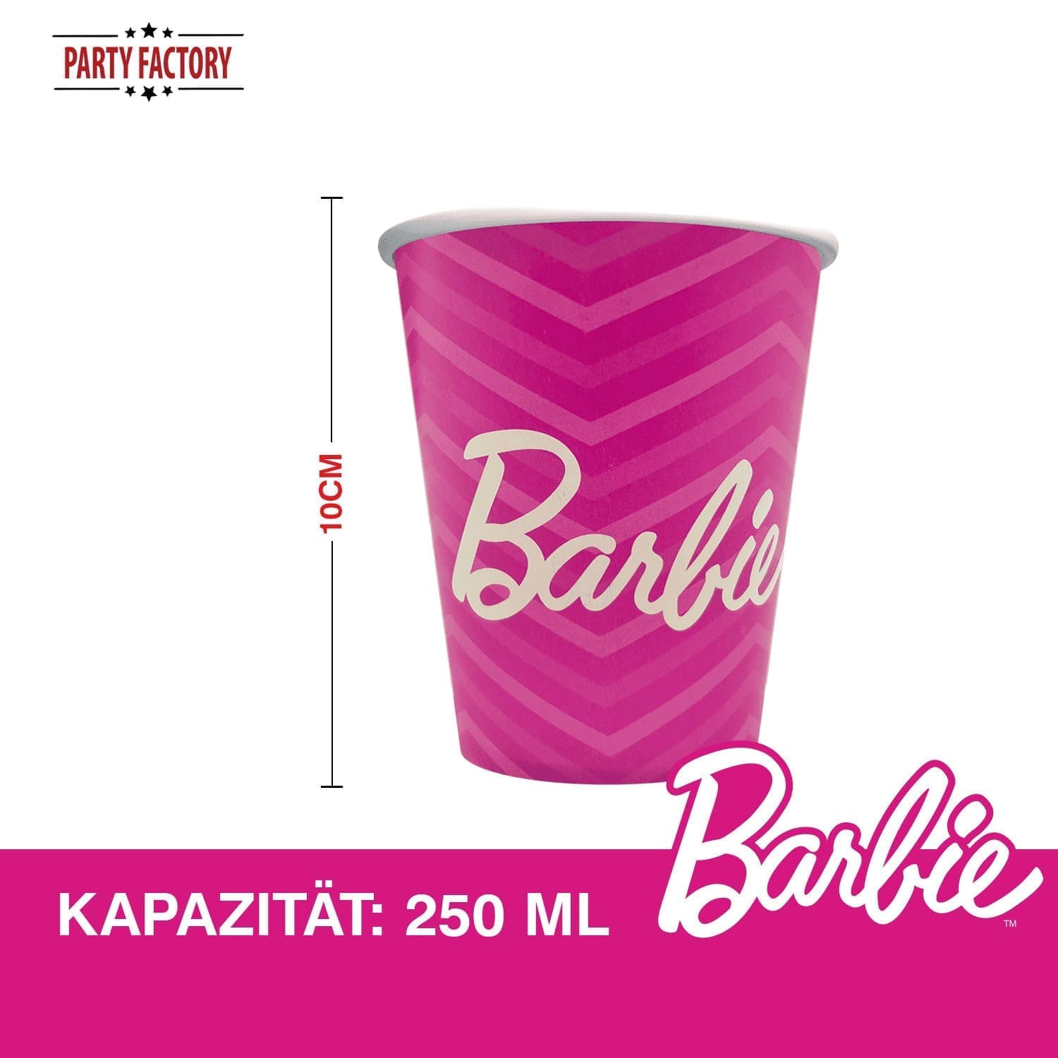 Barbie Becher 250ml – 8er Pack 3