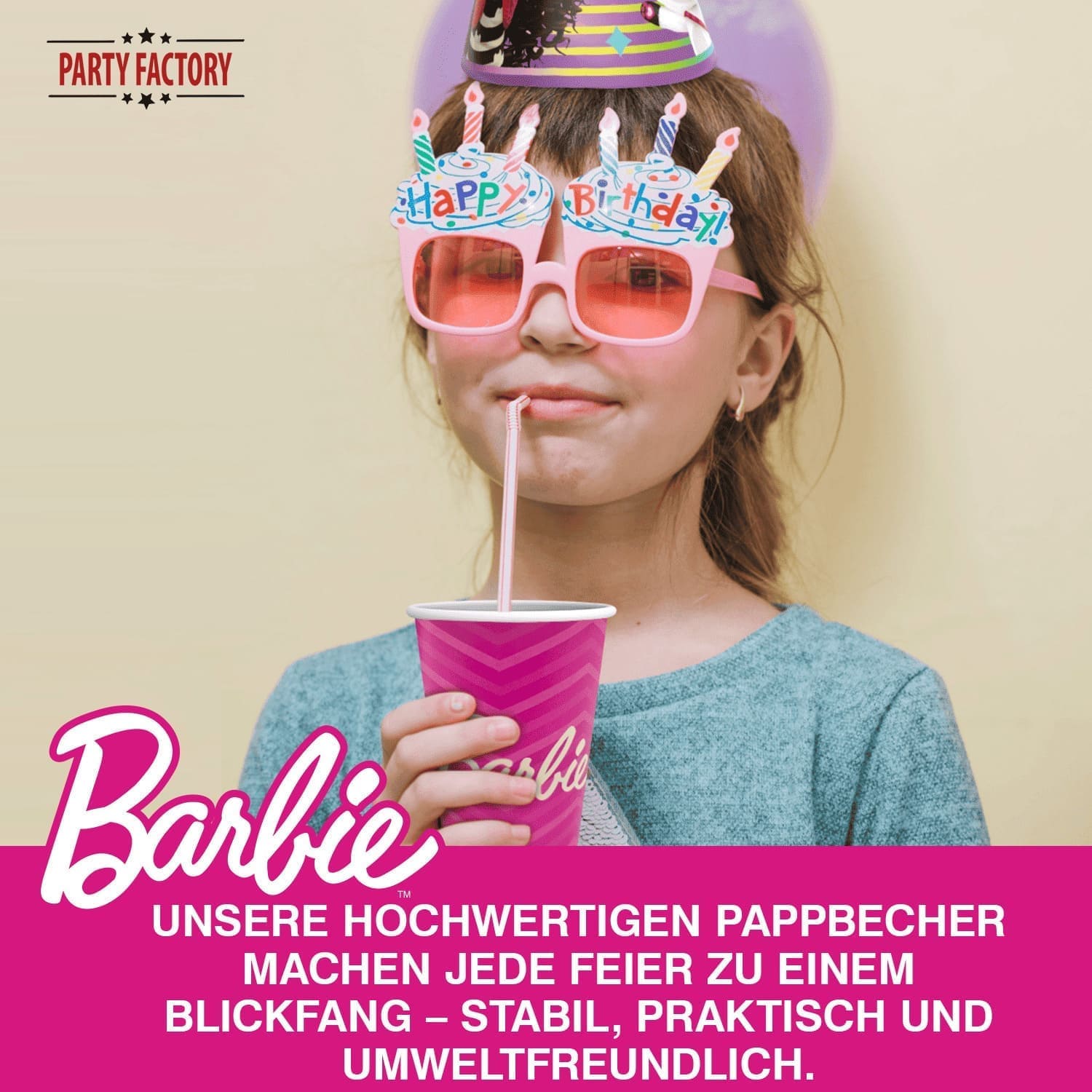 Barbie Becher 250ml – 8er Pack 4