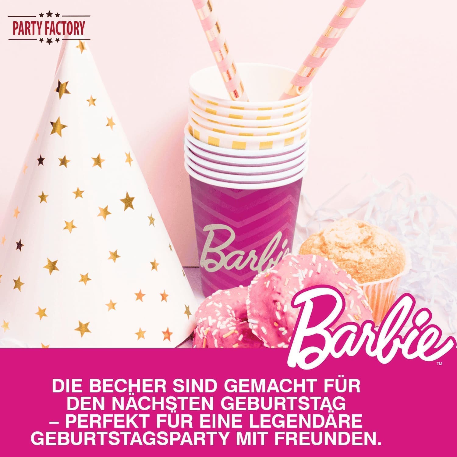 Barbie Becher 250ml – 8er Pack 6