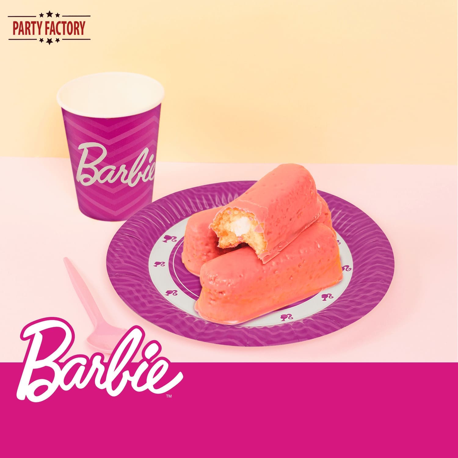 Barbie Papp-Teller 23cm – 8 Stück 5