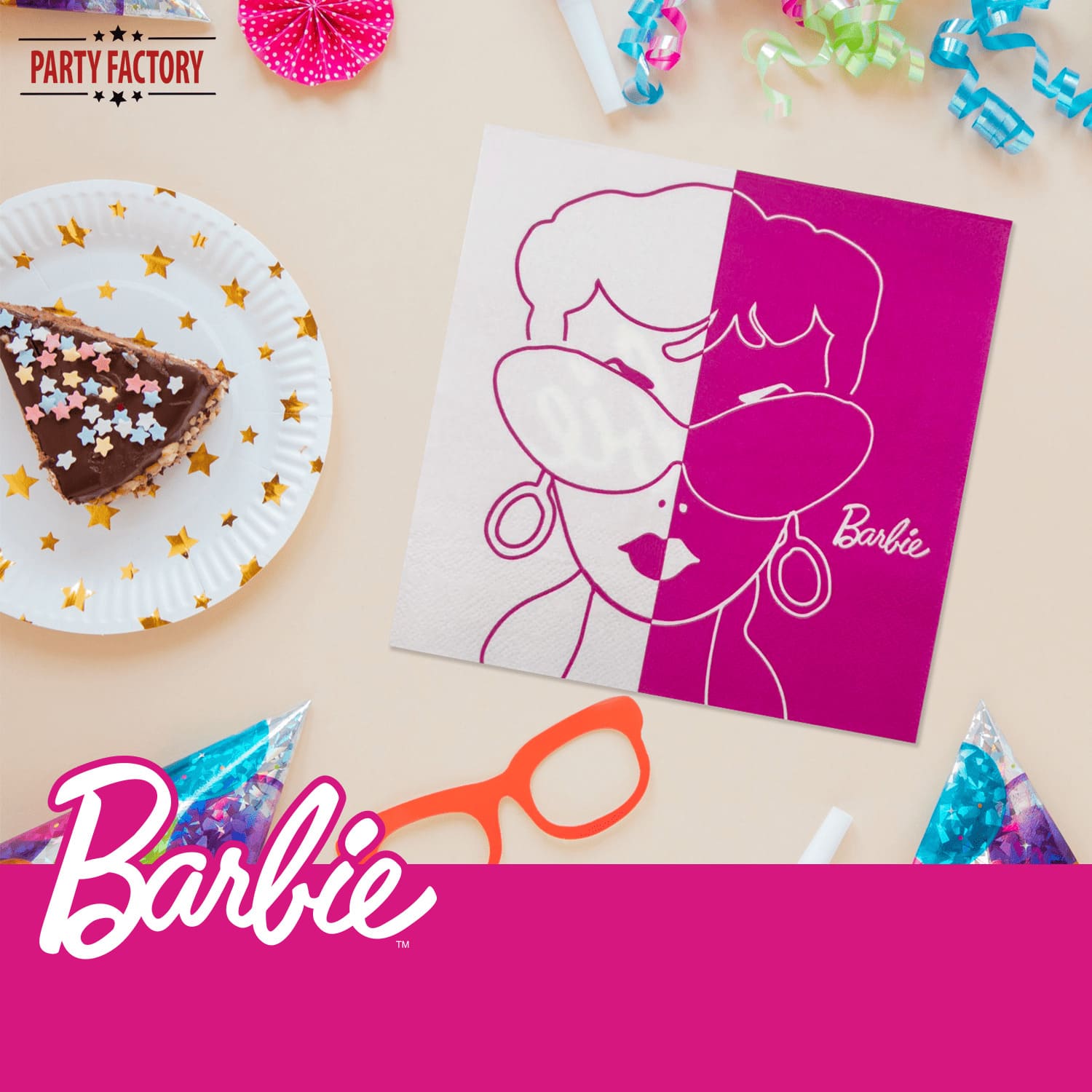 Barbie Servietten 3-lagig – 20er Pack Geburtstag 5