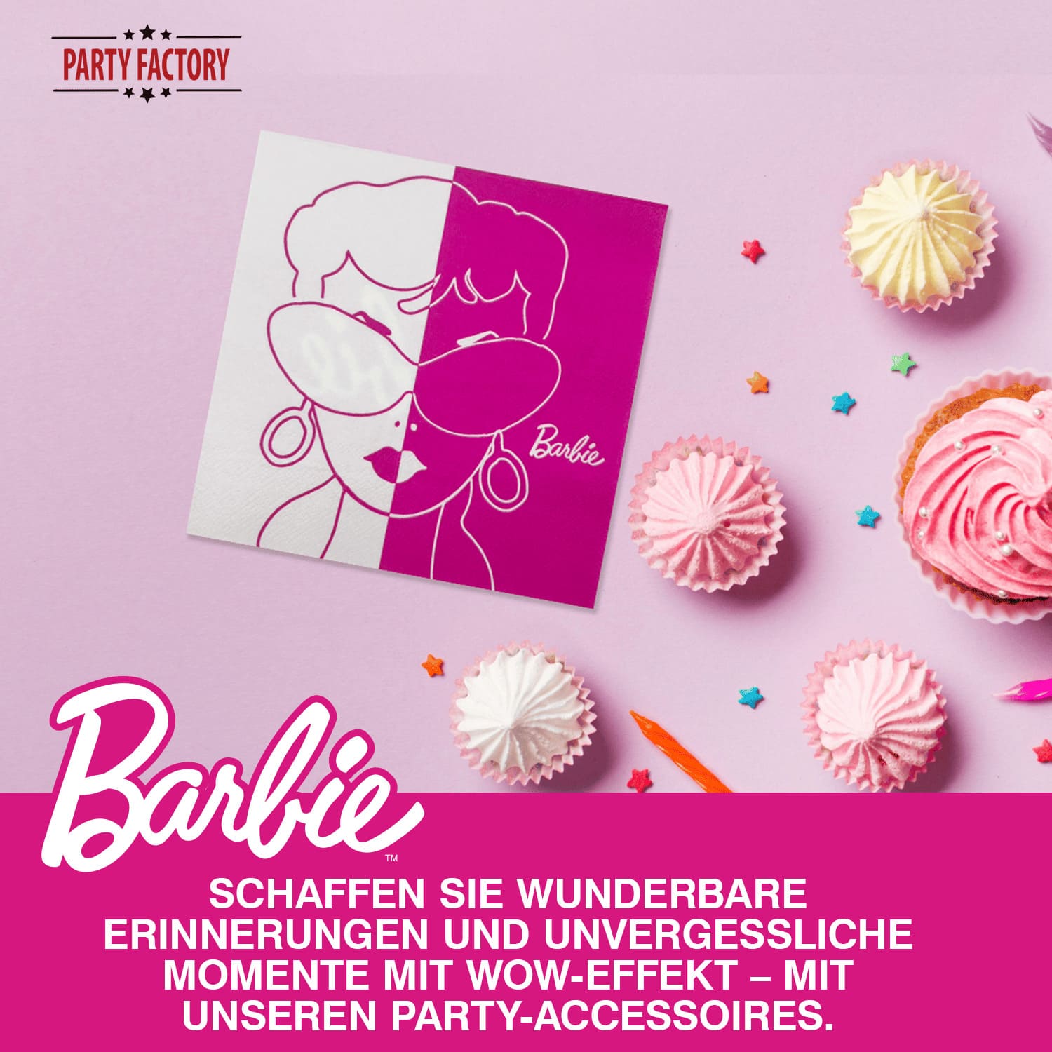 Barbie Servietten 3-lagig – 20er Pack Geburtstag 6
