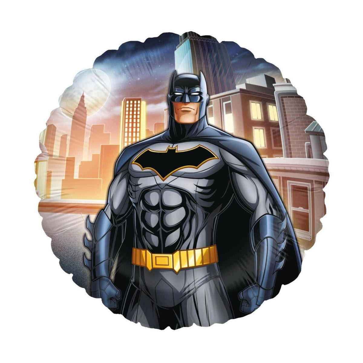 Batman 3er-Set Folienballons Ø45 cm schwarz gelb blau 2