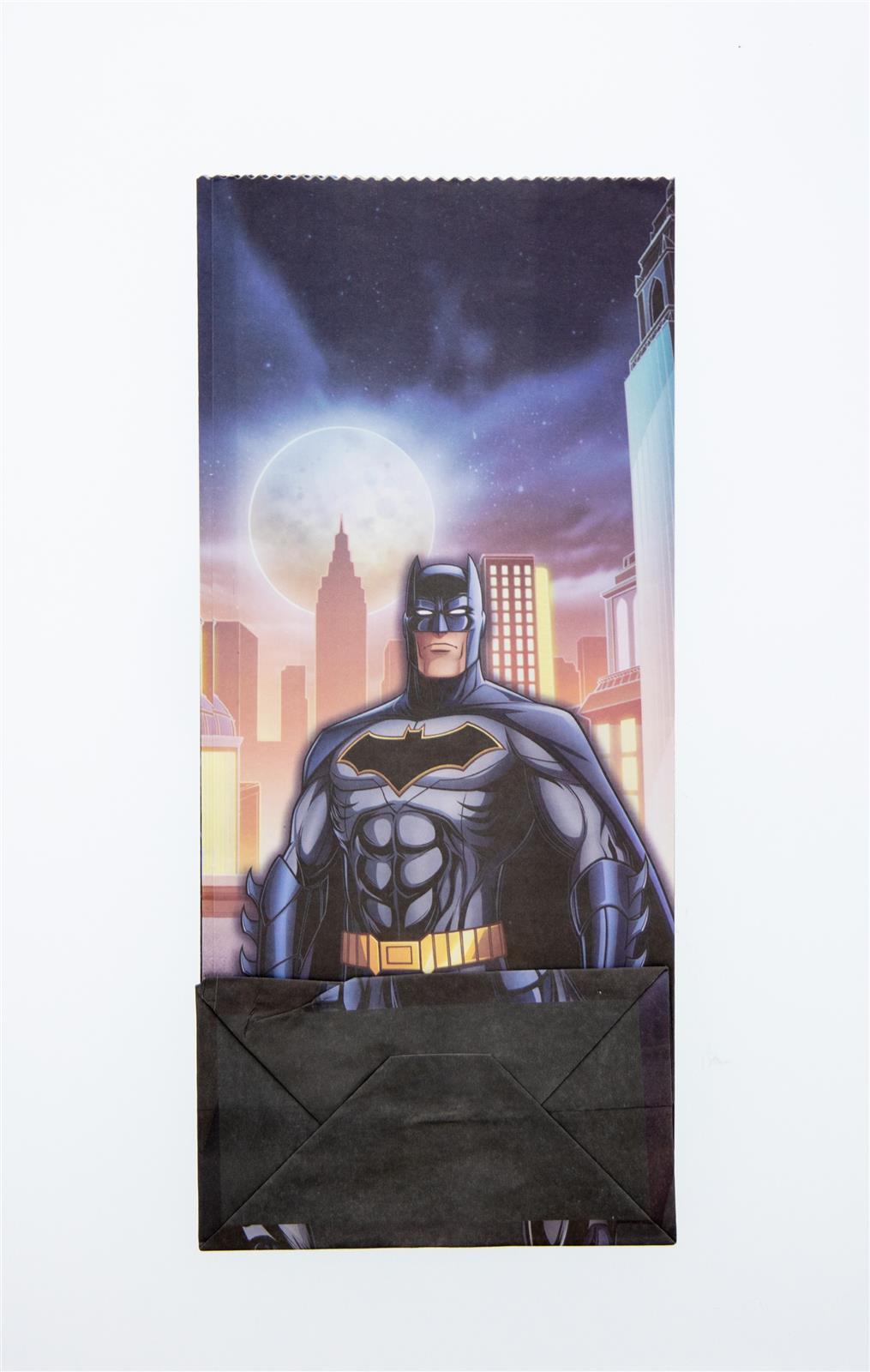 Batman Party-Tüte Papier inkl. Sticker 10 Stk. 5