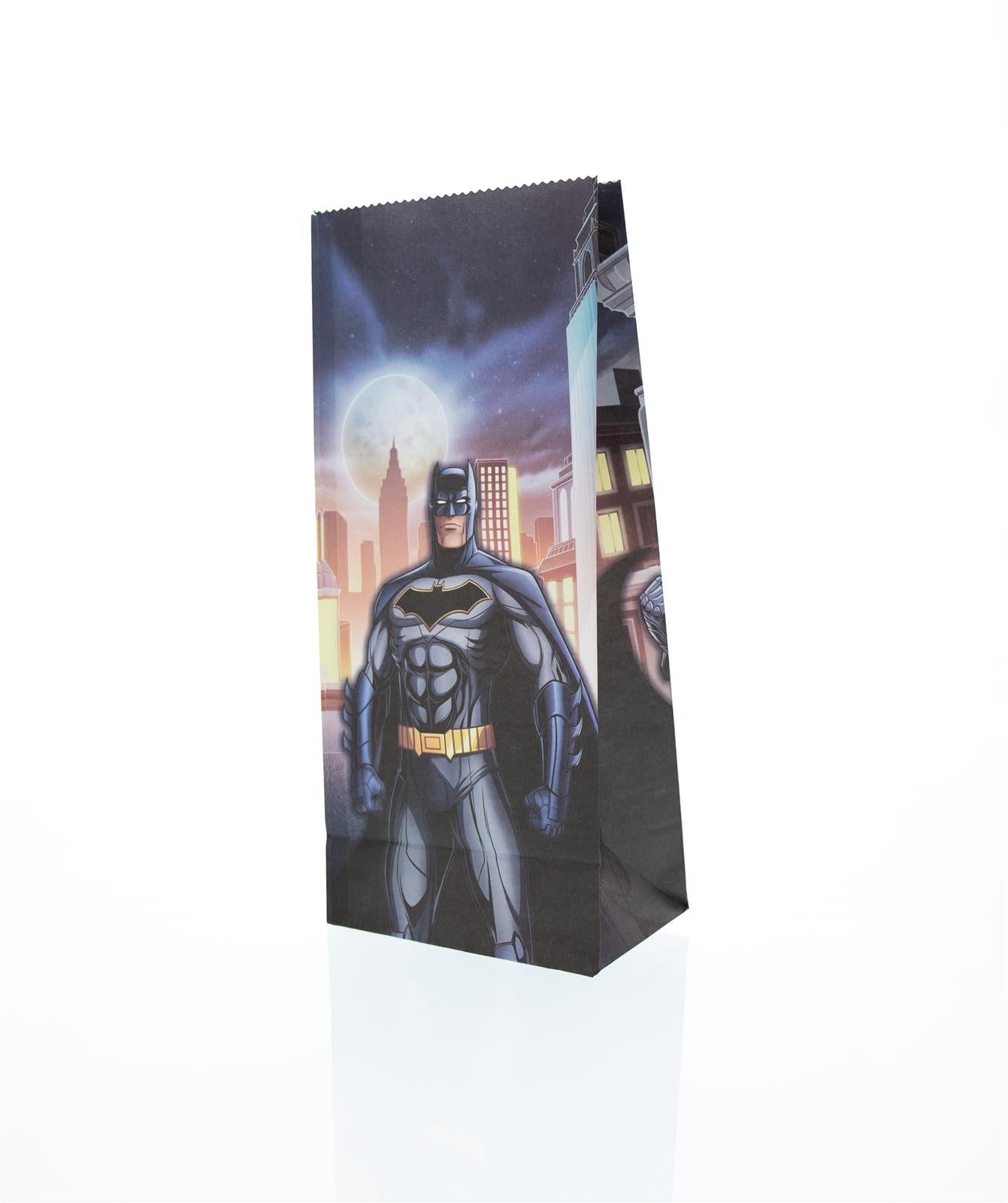 Batman Party-Tüte Papier inkl. Sticker 10 Stk. 7